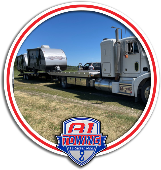 Towing service in Nicollet County, Blue Earth County, and Le Sueur County Minnesota