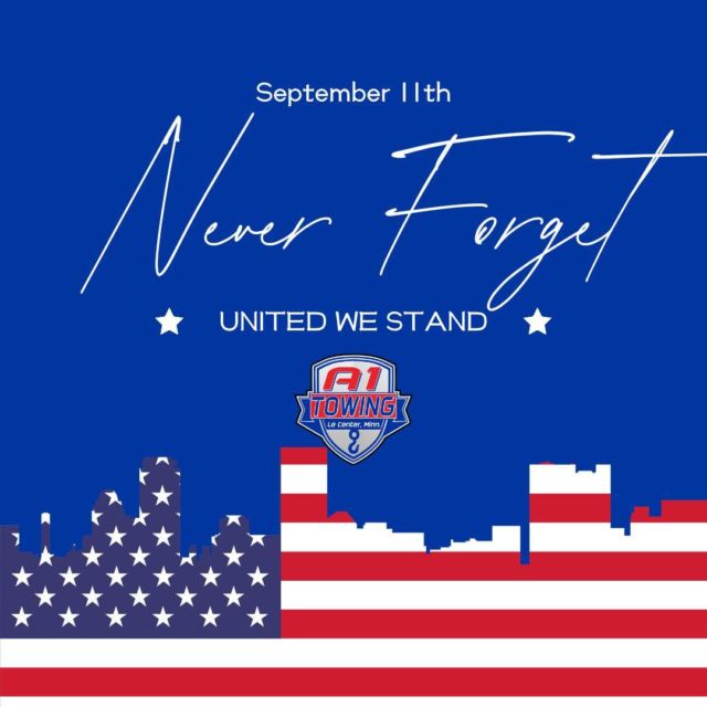 Together, we stand in remembrance of those we lost on 9/11.