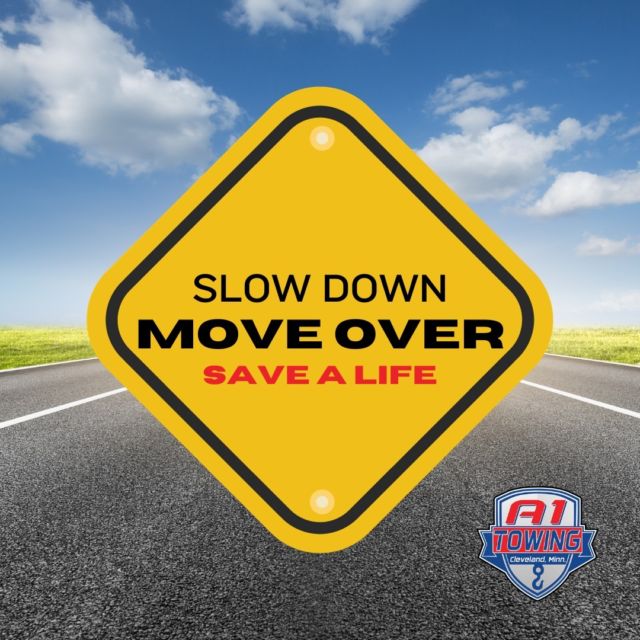 It's National Move Over Day! Protect our heroes on the roadside by giving them space. 🚛👷‍♂️