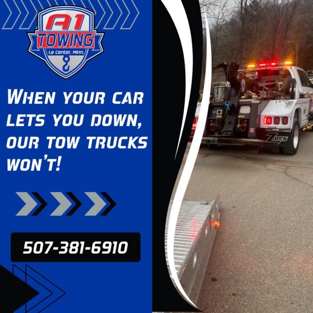 From despair to repair, our tow trucks are there! 🌟🚨