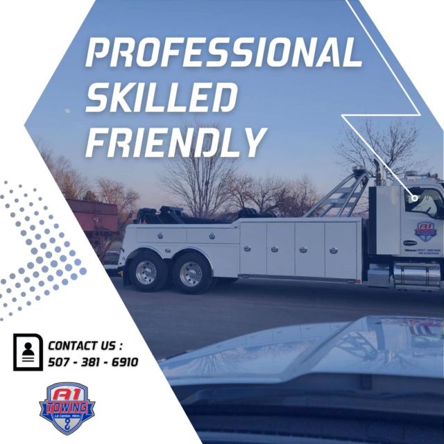 🚛💨 When you're in a bind, trust our team to provide expert towing service with a smile. Your safety and satisfaction are our top priorities. 

Contact us today for a helping hand on the road!