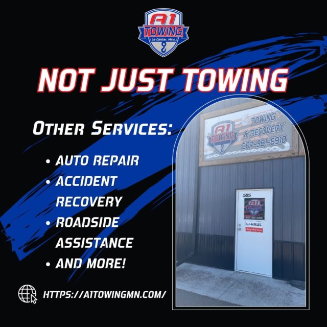 Need more than just a tow? We’ve got you covered. 🚗🔧